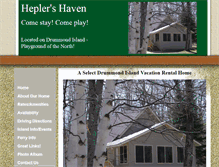 Tablet Screenshot of heplershaven.com